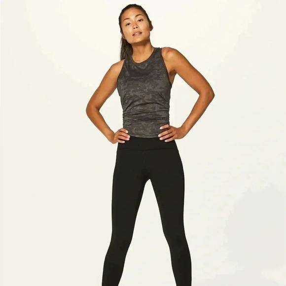 Lululemon Miles Ahead Tank (Camo) Deep  Camo 10 - Picture 1 of 6